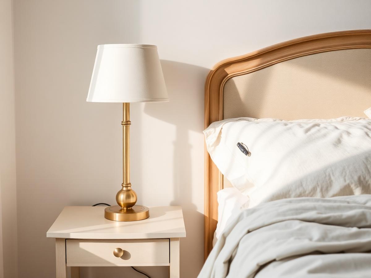 Lampshade used in a bedroom
